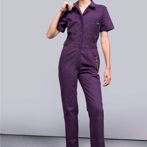 Wildfang Purple Jumpsuit